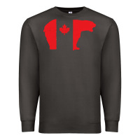 Smoke canada t shirt love canada bear proud canadian canada day t shirt Premium Sweatshirt - baoMotion