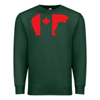 Sports Green canada t shirt love canada bear proud canadian canada day t shirt Premium Sweatshirt - baoMotion