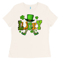 Bone St. Patrick's lucky leprechaun Ladies Tee - OliviaCreatesArt