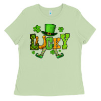 Matcha St. Patrick's lucky leprechaun Ladies Tee - OliviaCreatesArt