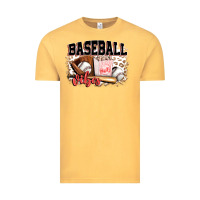 Vintage Mustard baseball vibes Vintage Tee - FaDigitalArtStudio
