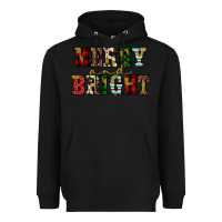 Black merry and bright Heavyweight Hoodie - JahusDesignShop