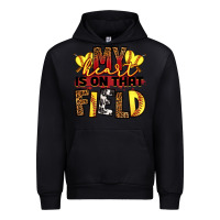 Black softball my heart is on that field Urban Hoodie - RanaPortraitStore