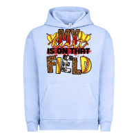 Pigment Grape Ice softball my heart is on that field Urban Hoodie - RanaPortraitStore