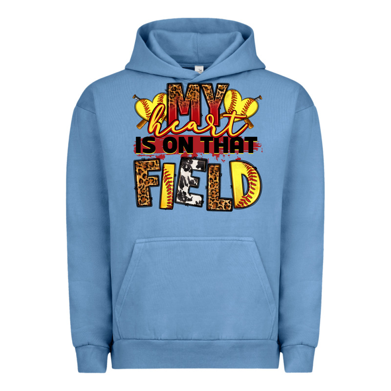 Softball My Heart Is On That Field Urban Hoodie by RanaPortraitStore | Teevron
