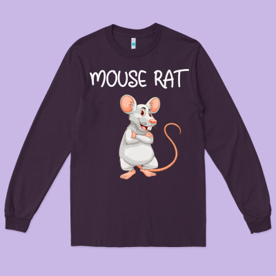 Mouse Rat Long Sleeve Tee Designed By Bettercallsaul