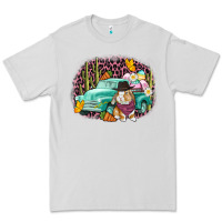 Dove Grey Western rabbit Easter Day Premium Tee - CowGirlArtShop