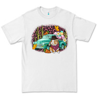 White Western rabbit Easter Day Premium Tee - CowGirlArtShop