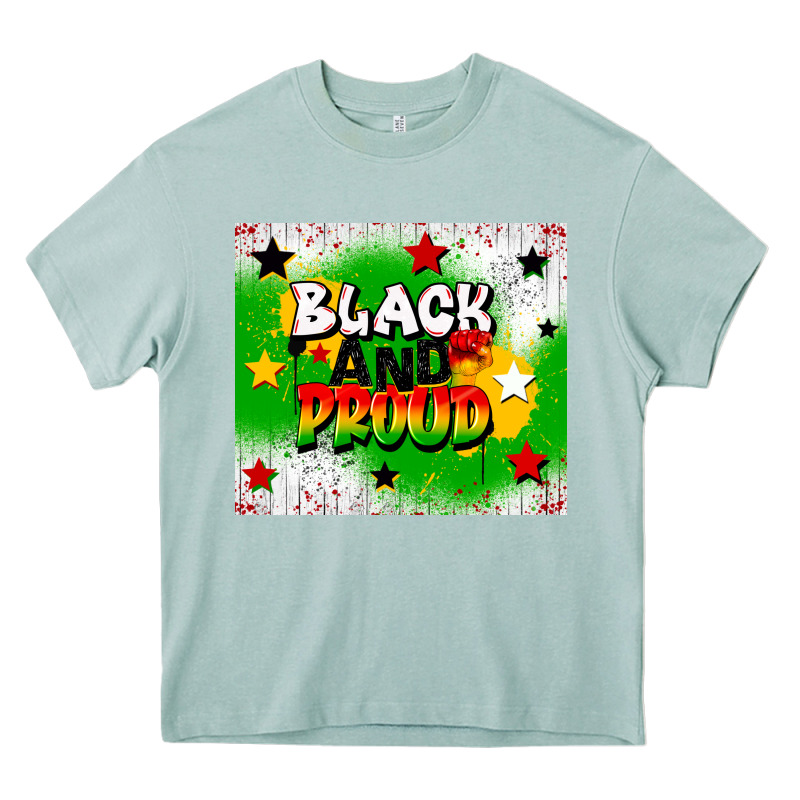 Black And Proud Heavy Core Tee by CowGirlArtShop | Teevron