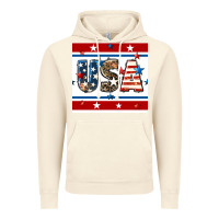 Vintage Artic 4th of july usa seamless pattern Vintage Hoodie - BundleAndBundleShop