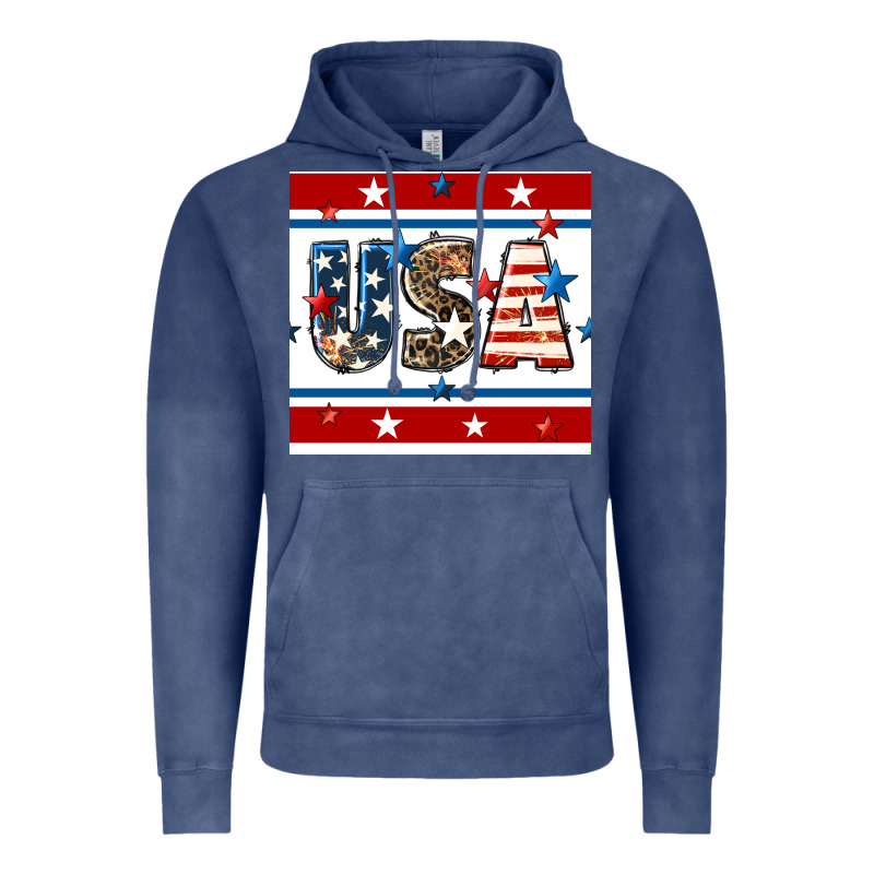 4th Of July Usa Seamless Pattern Vintage Hoodie by BundleAndBundleShop | Teevron