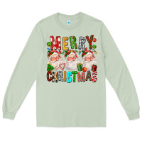 Matcha Merry christmas santa Long Sleeve Tee - FaDigitalArtStudio