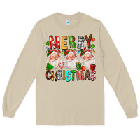 Mushroom Merry christmas santa Long Sleeve Tee - FaDigitalArtStudio