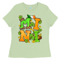 Matcha St. Patrick's Day mini Ladies Tee - OliviaCreatesArt