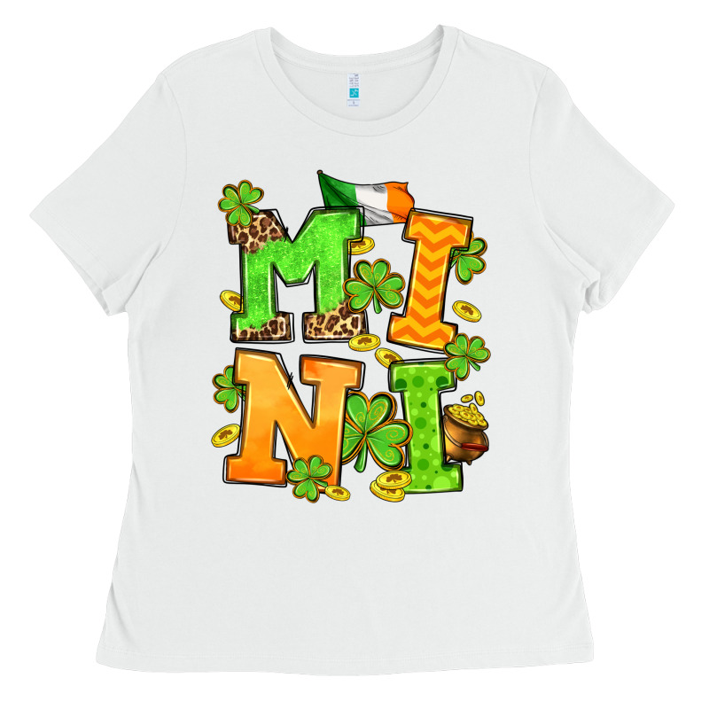 St. Patrick's Day Mini Ladies Tee by OliviaCreatesArt | Teevron