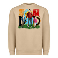 Mushroom a sons first hero a daughters first love Heavyweight Sweatshirt - JahusDesignShop