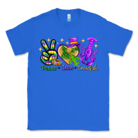 True Royal Peace Love Crawfish Classic Tee - HowdyJamesFarm