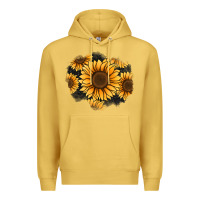 Antique Gold sunflower patch Premium Hoodie - Jasminsmagicworld