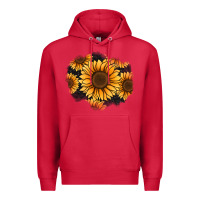 Cardinal sunflower patch Premium Hoodie - Jasminsmagicworld
