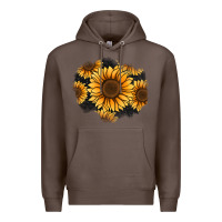 Coffee sunflower patch Premium Hoodie - Jasminsmagicworld