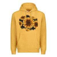 Mustard sunflower patch Premium Hoodie - Jasminsmagicworld