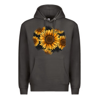 Smoke sunflower patch Premium Hoodie - Jasminsmagicworld