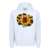 White sunflower patch Premium Hoodie - Jasminsmagicworld