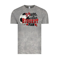 Cloud Rock little sister biggest fan soccer Vintage Tee - FaDigitalArtStudio