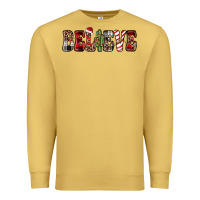 Antique Gold believe Premium Sweatshirt - JahusDesignShop