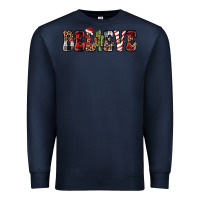 Navy believe Premium Sweatshirt - JahusDesignShop