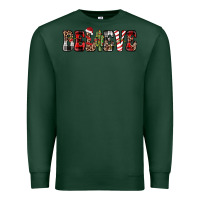 Sports Green believe Premium Sweatshirt - JahusDesignShop