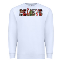 White believe Premium Sweatshirt - JahusDesignShop