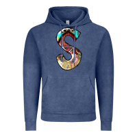 Vintage Denim farm life alphabet lowercase letters s Vintage Hoodie - BundleAndBundleShop