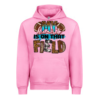 Fuchsia Pink my heart is on that field football Urban Hoodie - RanaPortraitStore