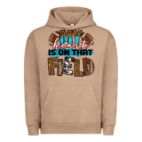 Pigment Burro my heart is on that field football Urban Hoodie - RanaPortraitStore
