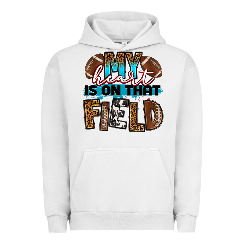 My Heart Is On That Field Football Urban Hoodie by RanaPortraitStore | Teevron