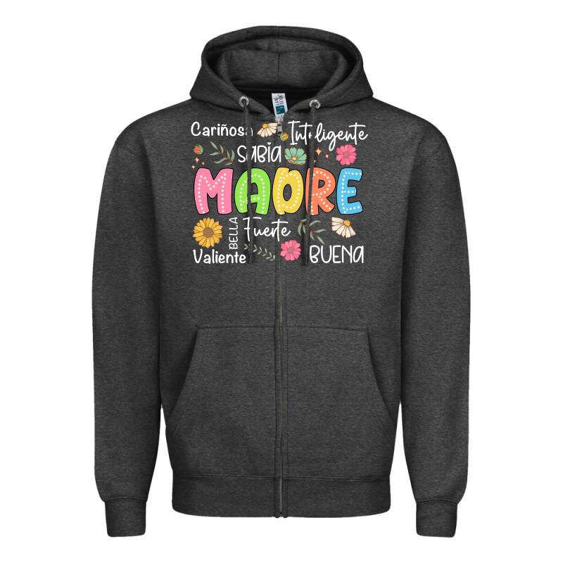 Madre Spanish Mothers Day Zipper Hoodie by JahusDesignShop | Teevron