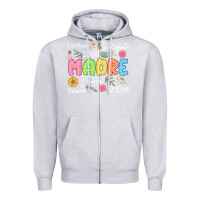 Heather Grey madre spanish mothers day Zipper Hoodie - JahusDesignShop