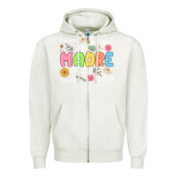 Oatmeal Heather madre spanish mothers day Zipper Hoodie - JahusDesignShop