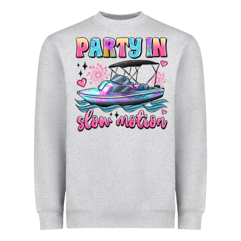 Party In Slow Motion Heavyweight Sweatshirt by JahusDesignShop | Teevron