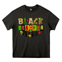 Asphalt black teacher magic juneteenth Heavy Core Tee - CowGirlArtShop