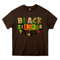 Chocolate Brown black teacher magic juneteenth Heavy Core Tee - CowGirlArtShop