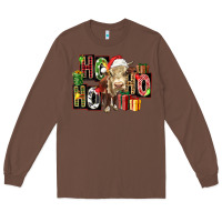 Chestnut ho ho ho heifer Long Sleeve Tee - FaDigitalArtStudio