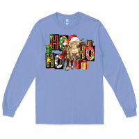 Colony Blue ho ho ho heifer Long Sleeve Tee - FaDigitalArtStudio