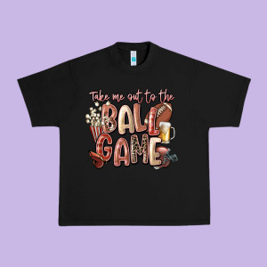 Take Me Out To The Ball Game Urban Heavy Tee Designed By Fadigitalartstudio