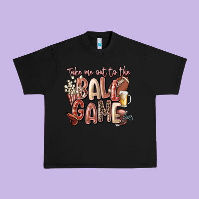 Take Me Out To The Ball Game Urban Heavy Tee Designed By Fadigitalartstudio