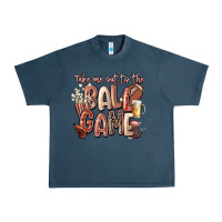 Midnight Navy take me out to the ball game Urban Heavy Tee - FaDigitalArtStudio