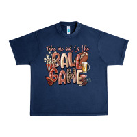 Navy take me out to the ball game Urban Heavy Tee - FaDigitalArtStudio