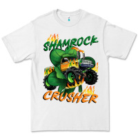 White Shamrock crusher St. Patrick's Day Premium Tee - CowGirlArtShop