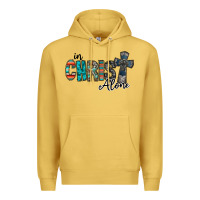Antique Gold in christ alone Premium Hoodie - RacoonDesign